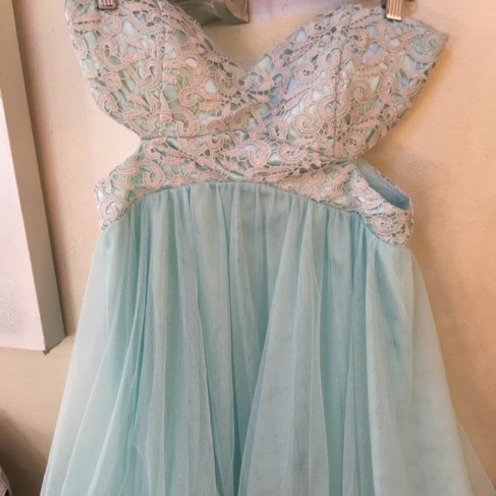 DEB Blue Cocktail Dress